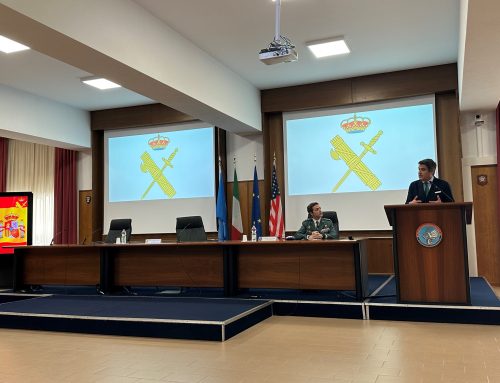 El Delegado de la RLNE en Italia invitado al acto para conmemorar los 179 años de fundación de la Guardia Civil