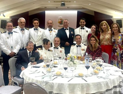 La Delegación de la RLNE de Málaga asiste a la Cena de Gala de la Comandancia Naval